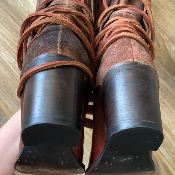 Freebird by Steven The Coal Tall Boots in Cognac - Picture 14 of 14